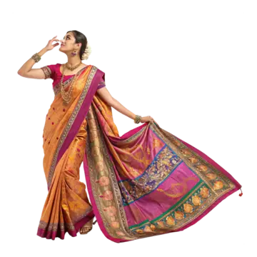 Multi-color Printed Saree