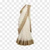 White Designer Saree