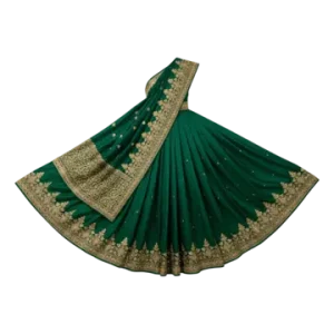 Green Banarasi Saree